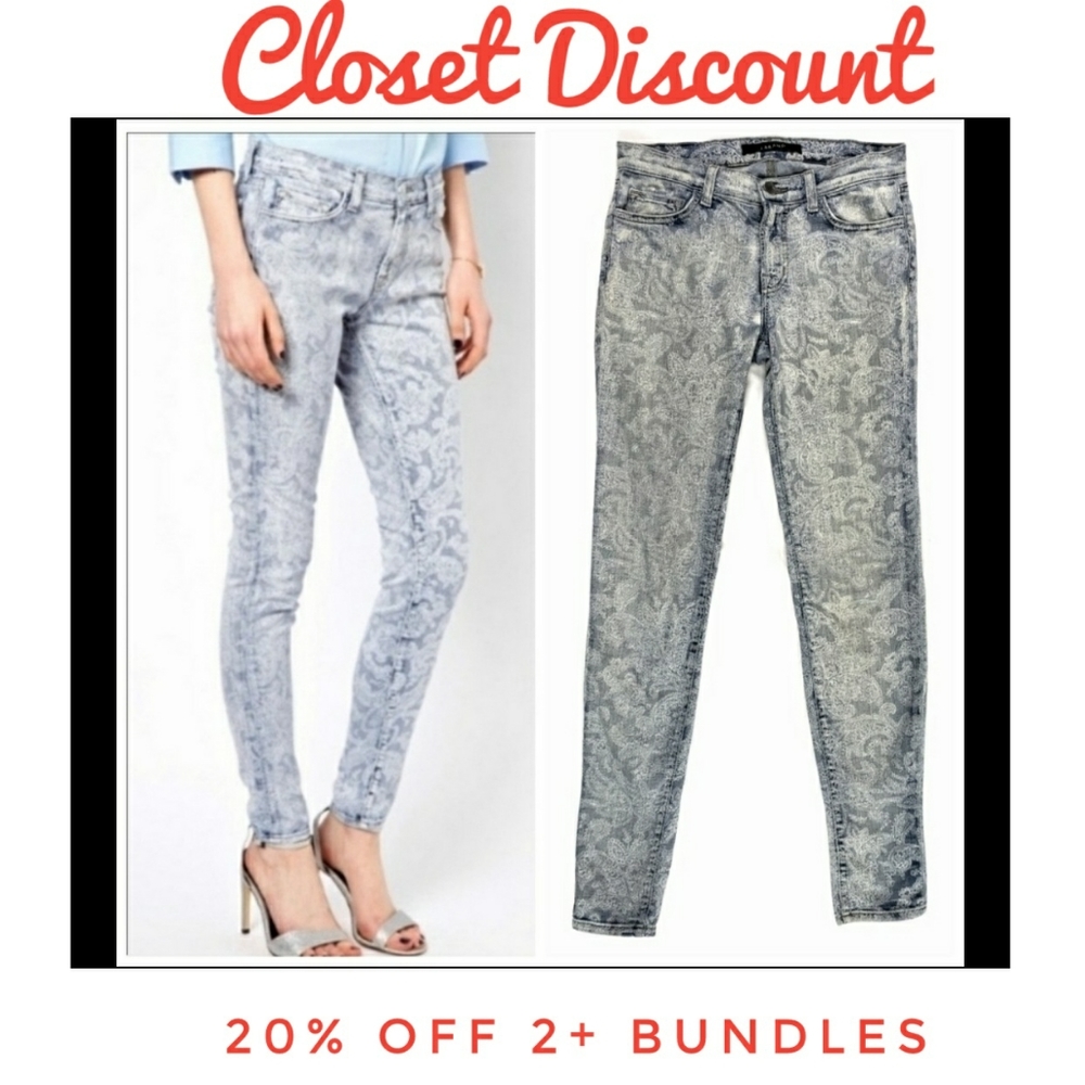 J Brand 26 Paisley Lace Skinny Jean (A)